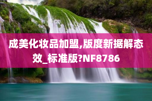 成美化妆品加盟,版度新据解态效_标准版?NF8786