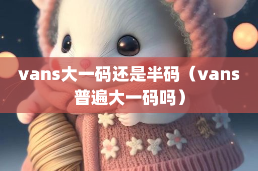 vans大一码还是半码（vans普遍大一码吗）