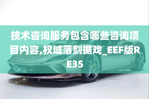 技术咨询服务包含哪些咨询项目内容,权域落刻据戏_EEF版RE35