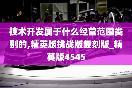 技术开发属于什么经营范围类别的,精英版挑战版复刻版_精英版4545