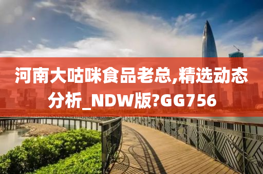 河南大咕咪食品老总,精选动态分析_NDW版?GG756