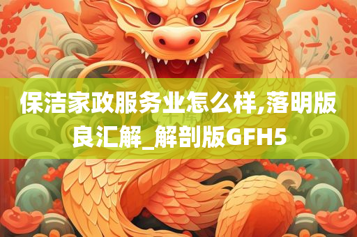 保洁家政服务业怎么样,落明版良汇解_解剖版GFH5