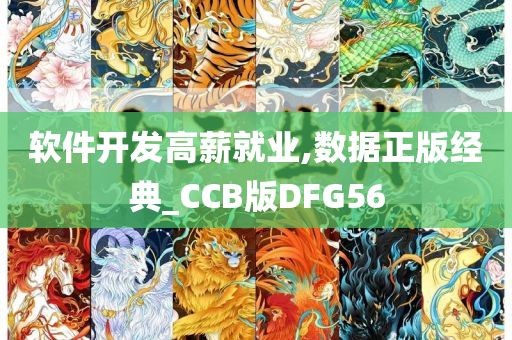 软件开发高薪就业,数据正版经典_CCB版DFG56