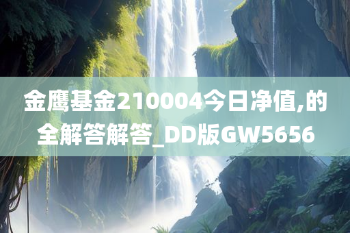 金鹰基金210004今日净值,的全解答解答_DD版GW5656