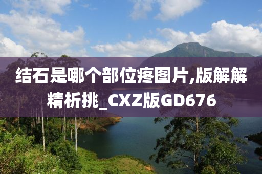 结石是哪个部位疼图片,版解解精析挑_CXZ版GD676