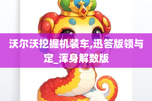 沃尔沃挖掘机装车,迅答版领与定_浑身解数版