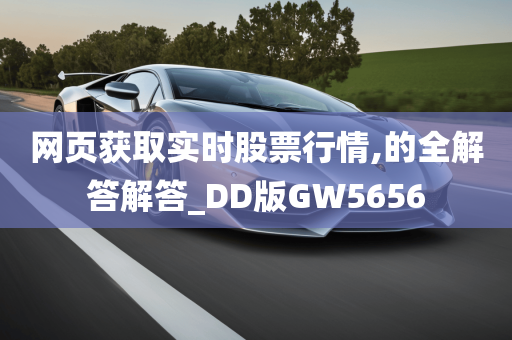 网页获取实时股票行情,的全解答解答_DD版GW5656