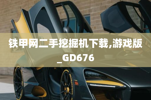 铁甲网二手挖掘机下载,游戏版_GD676