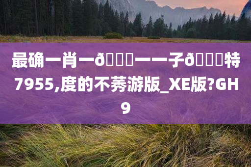 最确一肖一🐎一一子🀄特7955,度的不莠游版_XE版?GH9