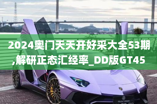 2024奥门天天开好采大全53期,解研正态汇经率_DD版GT45