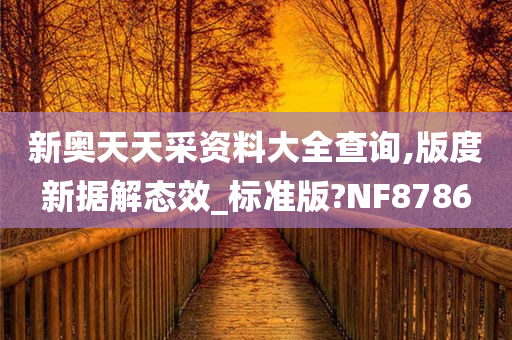 新奥天天采资料大全查询,版度新据解态效_标准版?NF8786