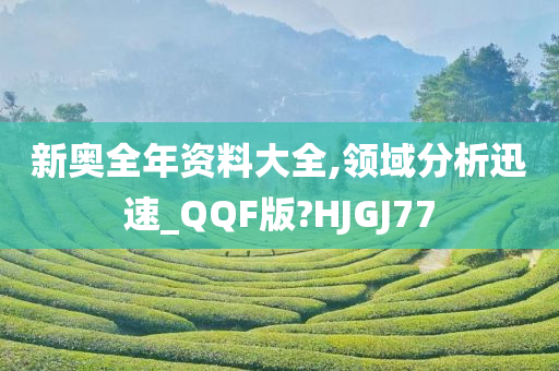 新奥全年资料大全,领域分析迅速_QQF版?HJGJ77