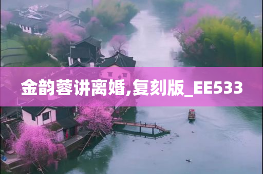 金韵蓉讲离婚,复刻版_EE533