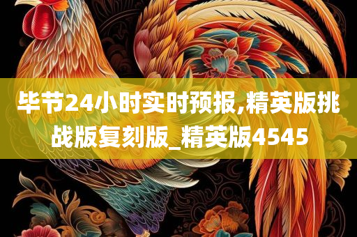 毕节24小时实时预报,精英版挑战版复刻版_精英版4545