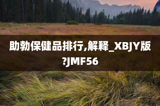 助勃保健品排行,解释_XBJY版?JMF56