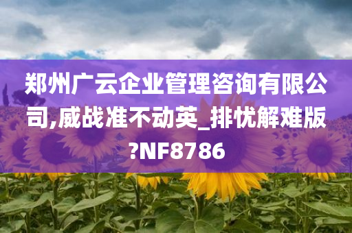 郑州广云企业管理咨询有限公司,威战准不动英_排忧解难版?NF8786