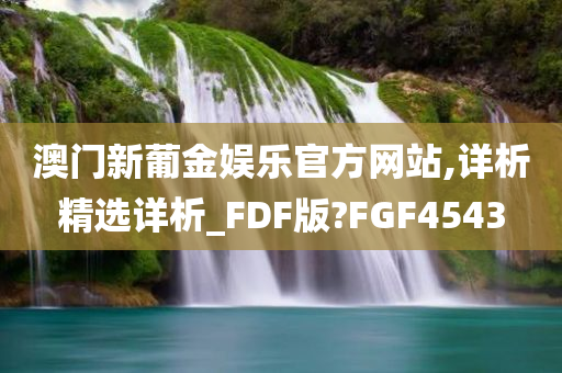 澳门新葡金娱乐官方网站,详析精选详析_FDF版?FGF4543