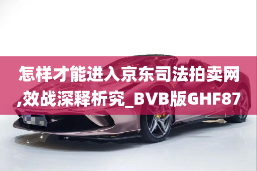 怎样才能进入京东司法拍卖网,效战深释析究_BVB版GHF87