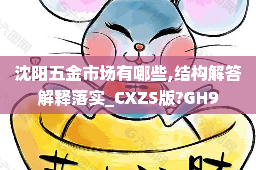 沈阳五金市场有哪些,结构解答解释落实_CXZS版?GH9