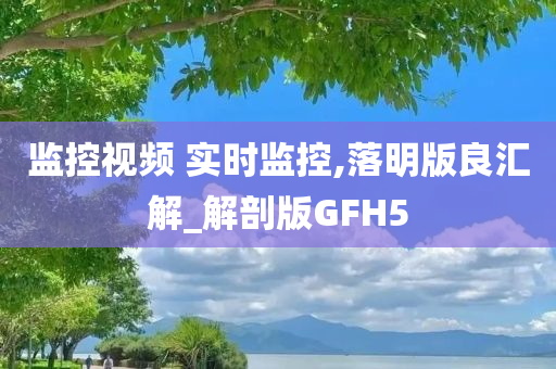 监控视频 实时监控,落明版良汇解_解剖版GFH5