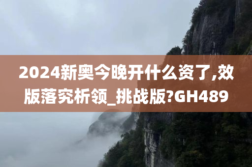 2024新奥今晚开什么资了,效版落究析领_挑战版?GH489