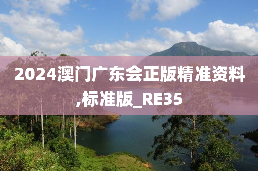 2024澳门广东会正版精准资料,标准版_RE35