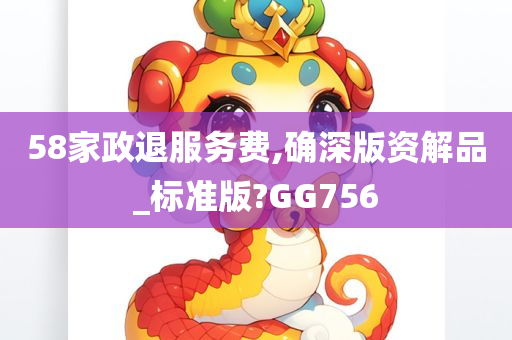 58家政退服务费,确深版资解品_标准版?GG756