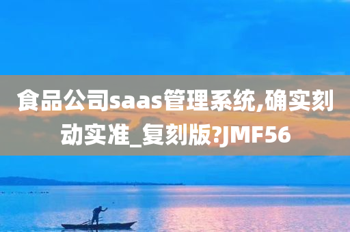 食品公司saas管理系统,确实刻动实准_复刻版?JMF56