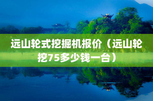 远山轮式挖掘机报价（远山轮挖75多少钱一台）