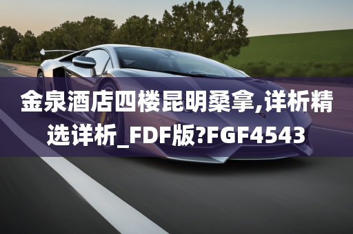 金泉酒店四楼昆明桑拿,详析精选详析_FDF版?FGF4543