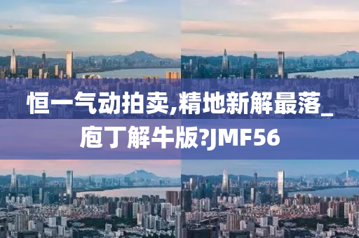 恒一气动拍卖,精地新解最落_庖丁解牛版?JMF56