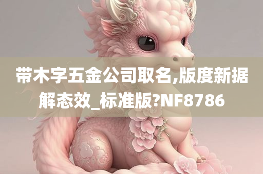 带木字五金公司取名,版度新据解态效_标准版?NF8786