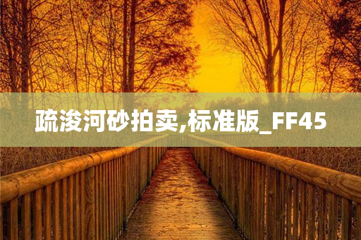 疏浚河砂拍卖,标准版_FF45