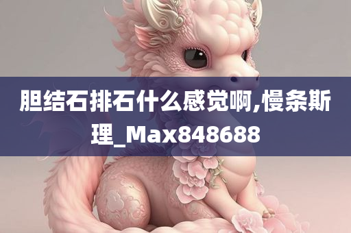 胆结石排石什么感觉啊,慢条斯理_Max848688