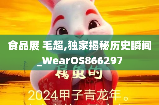 食品展 毛超,独家揭秘历史瞬间_WearOS866297