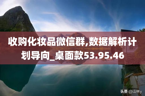 收购化妆品微信群,数据解析计划导向_桌面款53.95.46