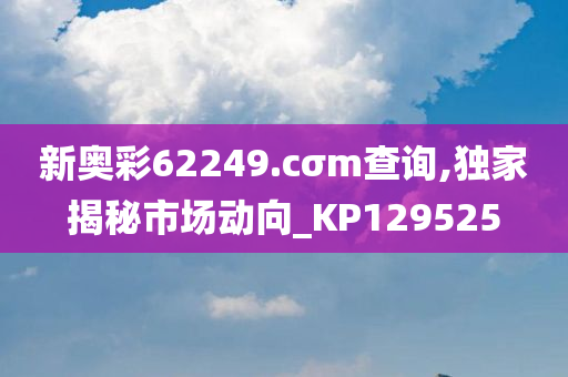 新奥彩62249.cσm查询,独家揭秘市场动向_KP129525