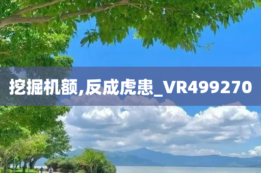 挖掘机额,反成虎患_VR499270