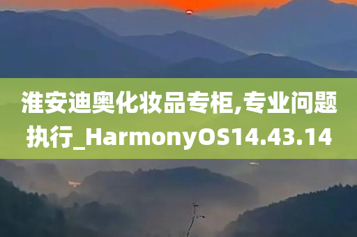 淮安迪奥化妆品专柜,专业问题执行_HarmonyOS14.43.14