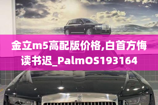 金立m5高配版价格,白首方悔读书迟_PalmOS193164