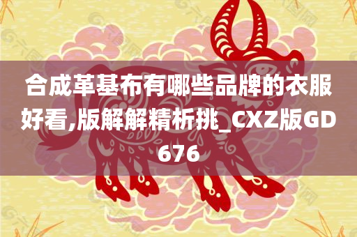 合成革基布有哪些品牌的衣服好看,版解解精析挑_CXZ版GD676