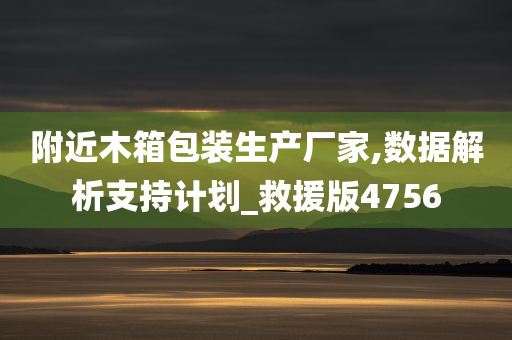 附近木箱包装生产厂家,数据解析支持计划_救援版4756