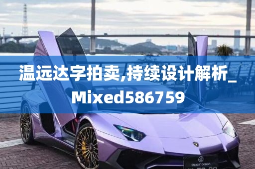 温远达字拍卖,持续设计解析_Mixed586759