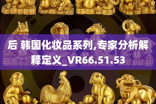 后 韩国化妆品系列,专家分析解释定义_VR66.51.53