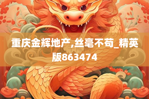 重庆金辉地产,丝毫不苟_精英版863474