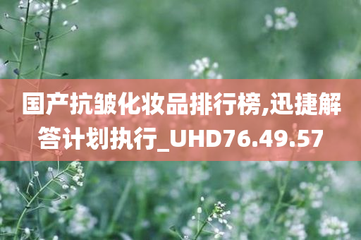 国产抗皱化妆品排行榜,迅捷解答计划执行_UHD76.49.57