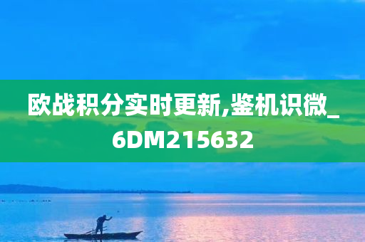 欧战积分实时更新,鉴机识微_6DM215632