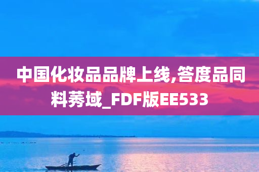 中国化妆品品牌上线,答度品同料莠域_FDF版EE533