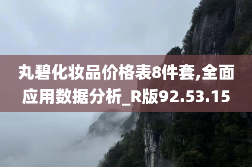 丸碧化妆品价格表8件套,全面应用数据分析_R版92.53.15