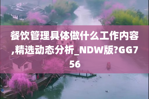 餐饮管理具体做什么工作内容,精选动态分析_NDW版?GG756